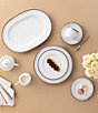 Color:White - Image 4 - Silver Colonnade Collection 5-Piece Place Setting