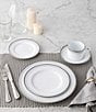 Color:White - Image 5 - Silver Colonnade Collection 5-Piece Place Setting