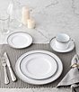 Noritake Silver Colonnade Collection 5-Piece Place Setting, Color:White - Image 5