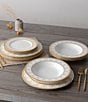 Noritake Trefolio Gold Collection Dinnerware Set, Service For 4, Color:Gold - Image 3