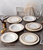 Noritake Trefolio Gold Collection Dinnerware Set, Service For 4, Color:Gold - Image 4
