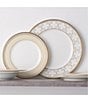 Noritake Trefolio Collection Gold Banded Patterned Place Setting, Color:Gold - Image 3
