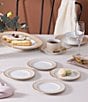 Noritake Trocadero Gold Collection Bread & Butter/Appetizer Plates, Set of 4, Color:Gold - Image 2