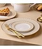 Noritake Trocadero Gold Collection Dinner Plates, Set of 4, Color:Gold - Image 3