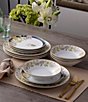 Noritake Tusker Garden Collection 12-Piece Dinnerware Set, Service For 4, Color:White - Image 2