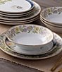 Noritake Tusker Garden Collection 12-Piece Dinnerware Set, Service For 4, Color:White - Image 4