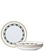 Noritake Tusker Garden Collection Bread & Butter/Appetizer Plates, Set of 4, Color:White - Image 1