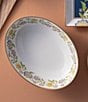 Noritake Tusker Garden Collection Oval Vegetable Bowl, Color:White - Image 2