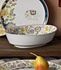 Noritake Tusker Garden Collection Oval Vegetable Bowl, Color:White - Image 3