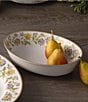Noritake Tusker Garden Collection Oval Vegetable Bowl, Color:White - Image 4