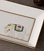 Noritake Tusker Garden Collection Rectangular Tray, Color:Multi - Image 3