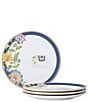 Noritake Tusker Garden Collection Salad Plates, Set Of 4, Color:White - Image 1