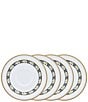 Noritake Tusker Garden Collection Saucers, Set Of 4, Color:White - Image 1