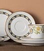 Noritake Tusker Garden Collection Saucers, Set Of 4, Color:White - Image 2