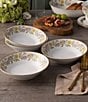 Noritake Tusker Garden Collection Soup Bowls, Set of 4, Color:White - Image 2