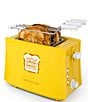 Color:YELLOW - Image 1 - Grilled Cheese Toaster with Easy-Clean Toaster Baskets and Adjustable Toasting Dial with Wide Slots