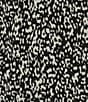 Color:Black/White Dots - Image 5 - Dotted Print Short Sleeve V-Neck Knit Caftan