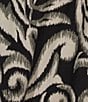 Nottibianche Plus Size Ikat Print Coordinating Cropped Sleep Pants - Image 4
