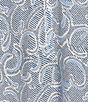 Color:Scroll Print - Image 5 - Scroll Print Cap Sleeve Split Round Neck Knit Caftan