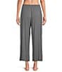 Nottibianche Solid Bamboo Jersey Knit Coordinating Cropped Sleep Pant - Image 2