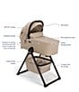 Nuna DEMI™ Next Bassinet + Stand, Color:Biscotti - Image 5