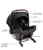 Color:Caviar - Image 5 - Demi™ Next Stroller + Pipa™ Urbn Infant Car Seat Travel System