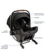 Nuna Demi™ Next Stroller + Pipa™ Urbn Infant Car Seat Travel System, Color:Caviar - Image 5