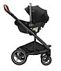 Color:Caviar - Image 2 - Mixx™ Next Stroller with Magnetic Buckle and Pipa™ RX Infant Car Seat Travel System