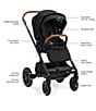 Color:Ocean - Image 6 - Mixx™ Next Stroller with Magnetic Buckle