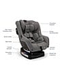 Nuna Rava Refined Secure Convertible Car Seat, Color:Refined - Image 7