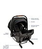 Nuna Swiv™ Stroller + Pipa™ Urbn Car Seat Travel System, Color:Caviar - Image 8