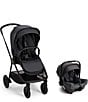 Color:Caviar - Image 1 - TRIV™ Next Lightweight Stroller and PIPA™ Urbn Infant Car Seat Travel System