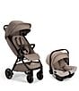 Color:Cedar - Image 1 - Trvl™ Lx + Pipa™ Urbn Infant Car Seat Travel System
