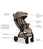 Color:Cedar - Image 5 - Trvl™ Lx + Pipa™ Urbn Infant Car Seat Travel System