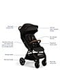 Nuna Trvl™ Lx + Pipa™ Urbn Infant Car Seat Travel System, Color:Caviar - Image 5