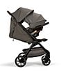 Nuna TRVL LX Self-Folding Compact Stroller, Color:Granite - Image 4