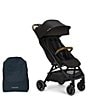 Nuna TRVL™ Self-Folding Compact Stroller, Color:Caviar - Image 1