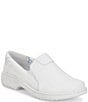 Color:White - Image 1 - Meredith Leather Slip-Ons