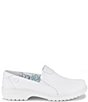 Color:White - Image 2 - Meredith Leather Slip-Ons