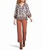 Nurture 3/4 Sleeve V-Neck Peasant Top - Image 4