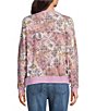 Nurture Batik Print Long Sleeve Crew Neck Knit Top - Image 2