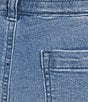 Color:Cabana Blue - Image 4 - by Westbound Denim Crop Wide Leg Tie Front Jeans