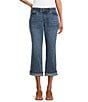 Nurture by Westbound High-Rise 5-Pocket Slim Crop Rolled Cuff Boyfriend Jeans, Color:Medium Blue - Image 1