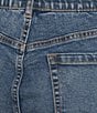 Nurture by Westbound High-Rise 5-Pocket Slim Crop Rolled Cuff Boyfriend Jeans, Color:Medium Blue - Image 4
