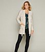 Color:Oatmeal - Image 5 - by Westbound Long Sleeve Open Front Fringe Cardigan