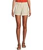 Color:Bone - Image 1 - by Westbound Mid Rise Elastic Waist Utility Short
