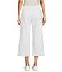 Color:White - Image 2 - by Westbound Patch Pocket Mid Rise Wide Leg Crop Pants