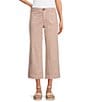 Nurture by Westbound Petite Size Patch Pocket Wide-Leg Cropped Pants, Color:Dusty Blush - Image 1