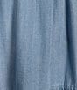 Color:Blue - Image 5 - by Westbound Petite Size Pull-On Tiered A-Line Midi Skirt