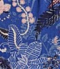 Nurture by Westbound Plus Size V-Neck Floral Front Slit Elbow Sleeve Maxi Dress, Color:Black Barik Floral - Image 3